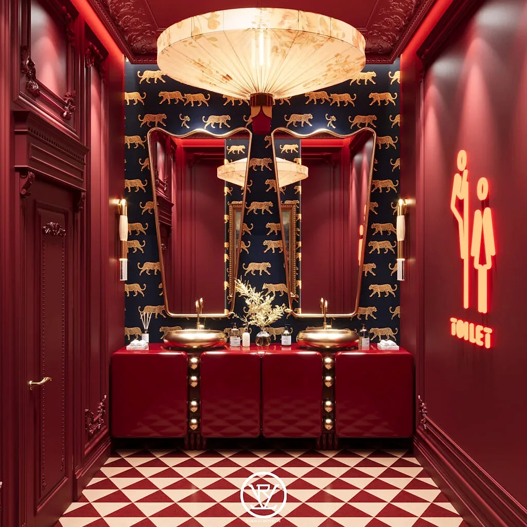 İstanbul iç mimarlık ofisi tarafından tasarlanan özel konsept restoran iç mekânı